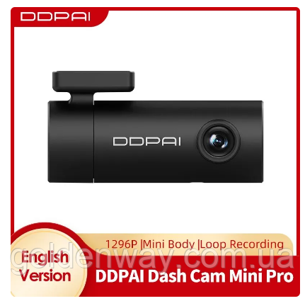 Автомобільний відеореєстратор DDPAI Dash Cam Mini Pro 1296P 1296P Ultra HD Wi-Fi