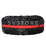 Чохол для автомобільних запасних шин з поліестеру з ручкою для транспортування розмір 13-16 дюймів, фото 7