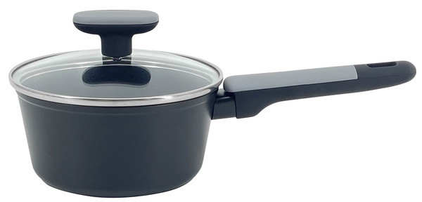 Ківш OSCAR Delight алюминій 16 см (1.15 л) з кришкою (OSR-2105-16) TZP194