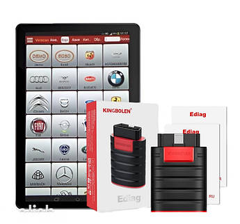 Мультимарковий автосканер EDIAG + DIAGZONE PRO + ПЛАНШЕТ 8" (4+4/64) онлайн оновлення 1 рік
