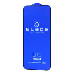 Захисне скло BLADE LITE Series Full Glue iPhone 14 Pro Max/15 Plus/16 Plus без паковання black