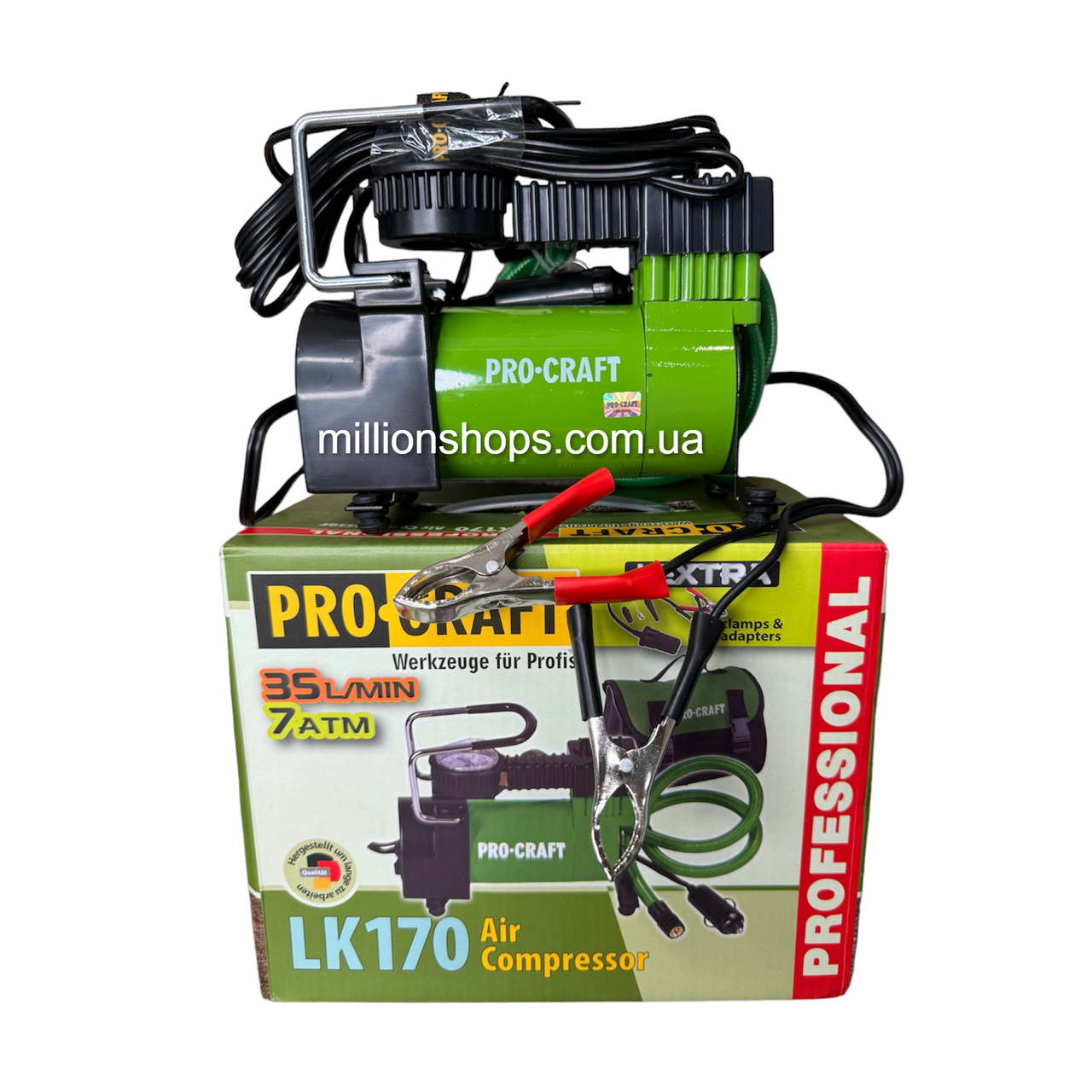 Повітряний компресор Procraft LK170. Побутовий компресор LK170