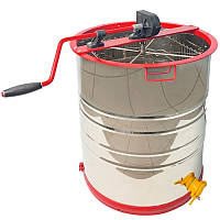 Медогонка неповоротна 4-рамкова (бак нержавіюча сталь AISI 430, касети, ротор – порошкове покриття; кран – кран-пластик) ABB М7011