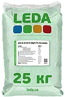 Добриво Leda NPK 20-20-20 +0,5MgO+TE+GS+AMINO, 25 кг, кристаличне (Leda NPK)