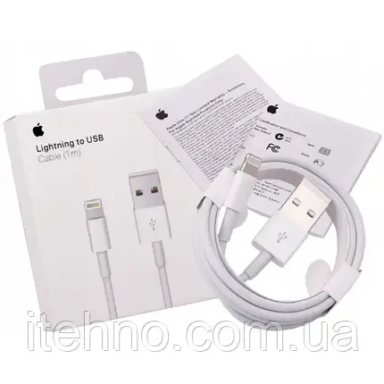 Кабель Apple Lightning Original Series 1:1 Premium quality 1m (Білий), фото 3