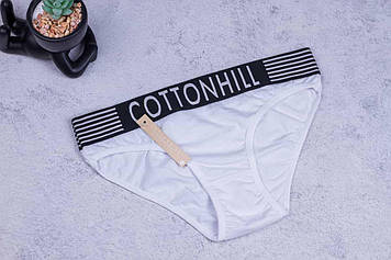 Труси жіночі, широка гумка, бавовна, труси Cottonhill, розмір M, білі