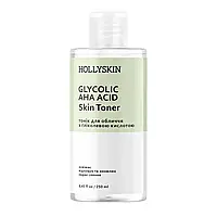 Тонік для обличчя HOLLYSKIN Glycolic AHA Acidr Skin Toner, 250 мл
