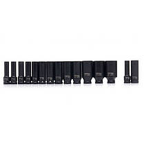 Ударні головки для механіка 16 шт. 1/2" 10-32мм Kraft&Dele KD11755 професійний набір, фото 6