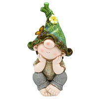 Декоративна фігурка Engard "Робін", на сонячній батареї  20,5х19,5х40 см (AW-68)