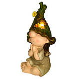 Декоративна фігурка Engard "Емілі", 20,5х19,5х40 см на сонячній батареї (AW-69), фото 2