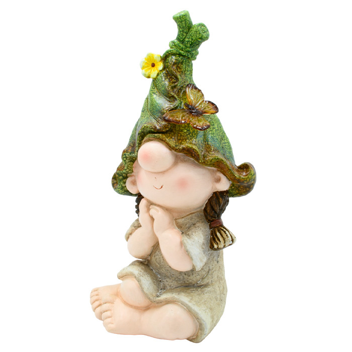 Декоративна фігурка Engard "Емілі", 20,5х19,5х40 см на сонячній батареї (AW-69), фото 1