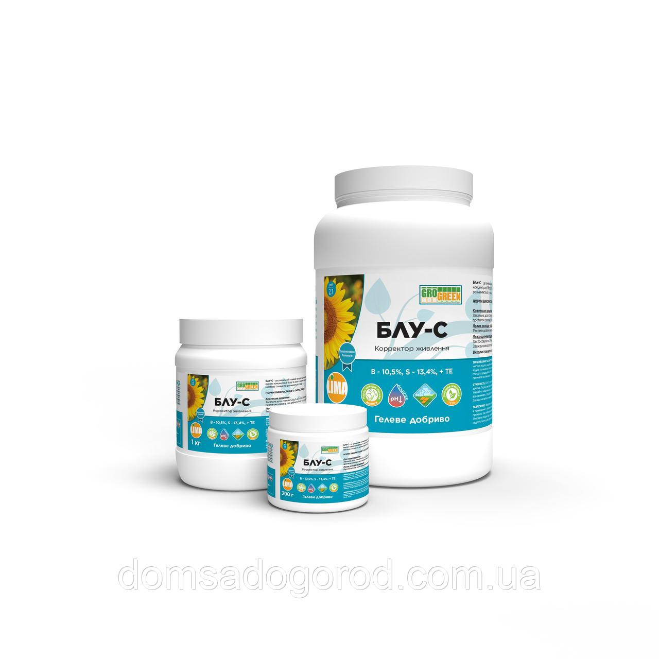 Добриво Гель Блу - C Гро Грін | Blue – S Gro Green 200 гр