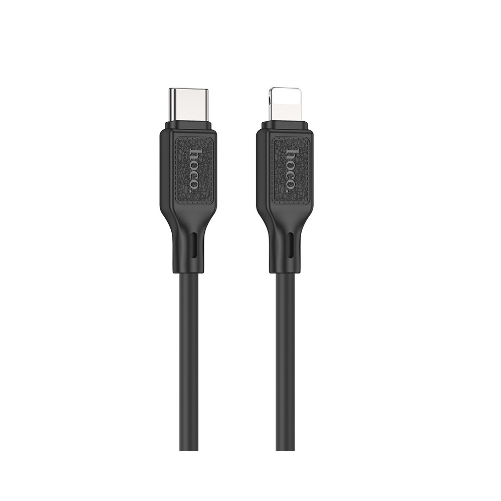 Кабель Lightning Hoco X90 Cool silicone (Чорний)
