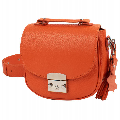 Жіноча шкіряна сумка-клатч ETERNO - AN-064-D-orange, фото 1