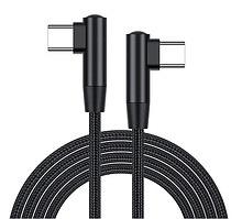Кабель Type-C - Type-C Кутовий 60W 0.5м