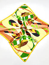 Легка хустка Asare 90*90 см жовтий