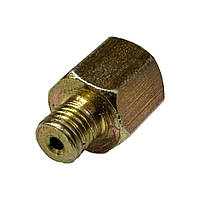 Перехідник різьб. з M10*1.25 на M12*1.25 (наруж.10-внутр.12-циліндри) Волга,Газель (вир-во Україна)
