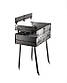 Мангал-валіза двоярусна розкладна 2 мм зі столиком на 6 шампурів, фото 3