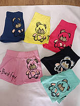 Шорти дитячі на дівчат р 3-7 років Мішка