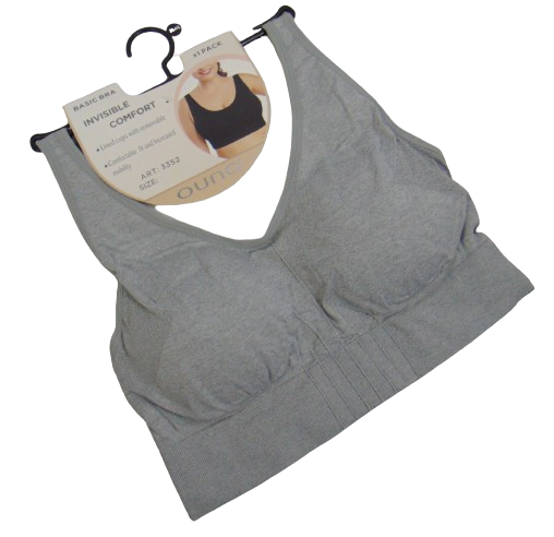 Топ-бастгальтер із регульованими бретелями Ouno 4XL-5XL сірий 3352, фото 1