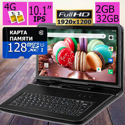Планшет-телефон Hoozo X1001 Full HD 32Gb LTE Jet Black + Чохол-клавіатура + Карта пам'яті 128ГБ !, фото 1