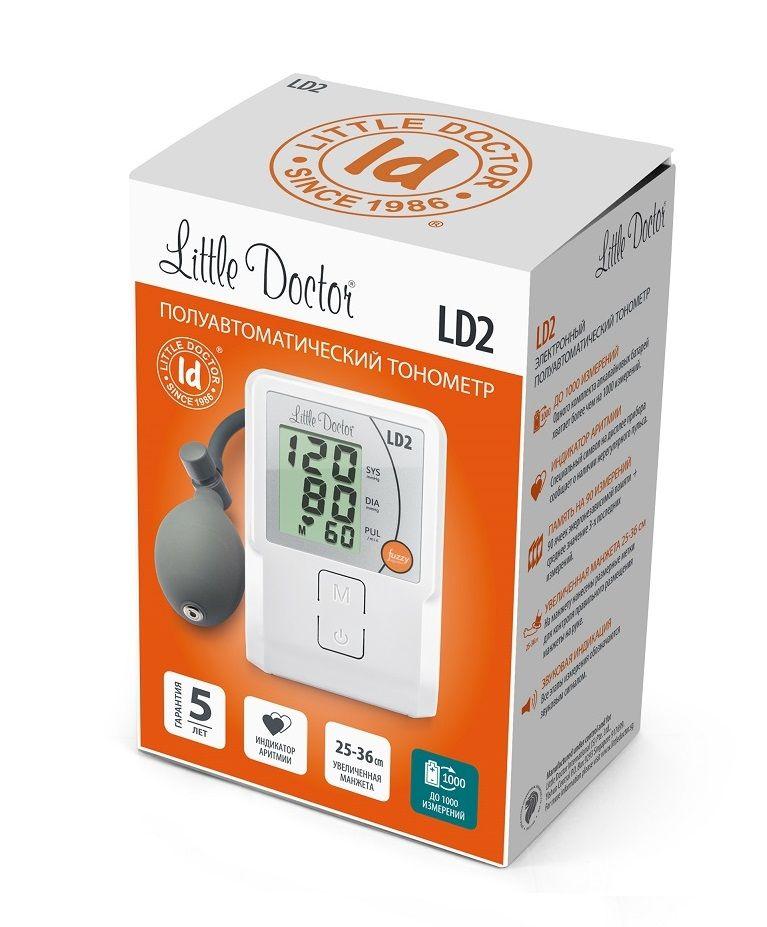 Тонометр Little Doctor LD-2 напівавтоматичний  гарантія 5 років