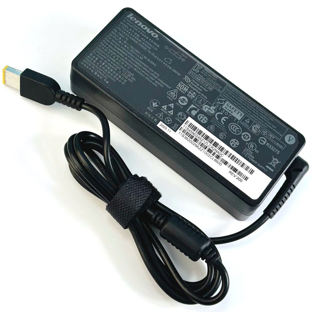 Зарядний пристрій для ноутбука LENOVO |90W/20V 4.5A/11*5.5mm| Чорний 47039, фото 1