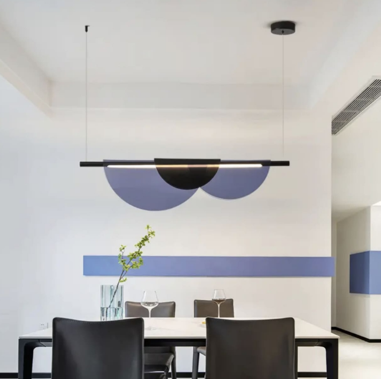 Видовжена LED люстра із графітовими пастинами SGA 21 GR, фото 1