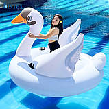 Надувний плотик Білий лебідь Intex 56287 (194 x 152 x 147см, ремкомплект) | Надувна платформа, фото 2