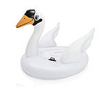 Надувний плотик Білий лебідь Intex 56287 (194 x 152 x 147см, ремкомплект) | Надувна платформа, фото 5