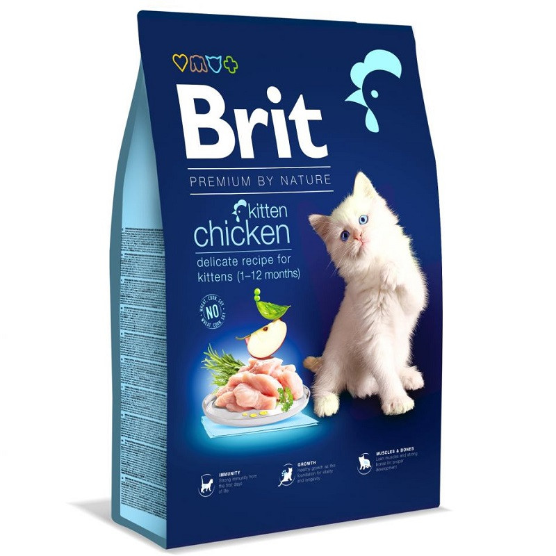 Сухий корм для кошенят Kitten Chicken з куркою 300 г Brit Premium, фото 1