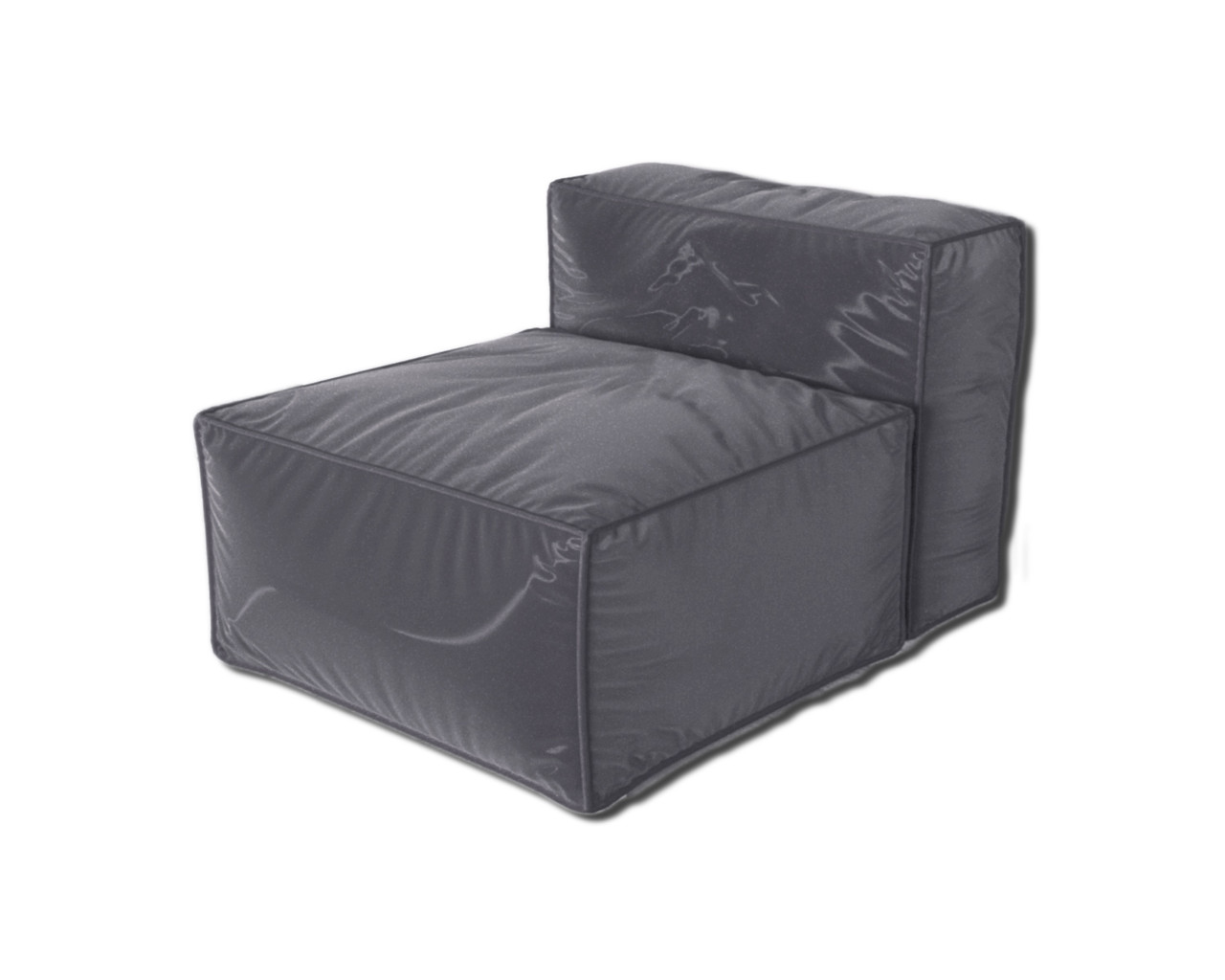 Крісло модульне м'яке Tobi Sho Вальде велюр Florida Grey нерозкладне, 800х1100х700 мм, фото 1