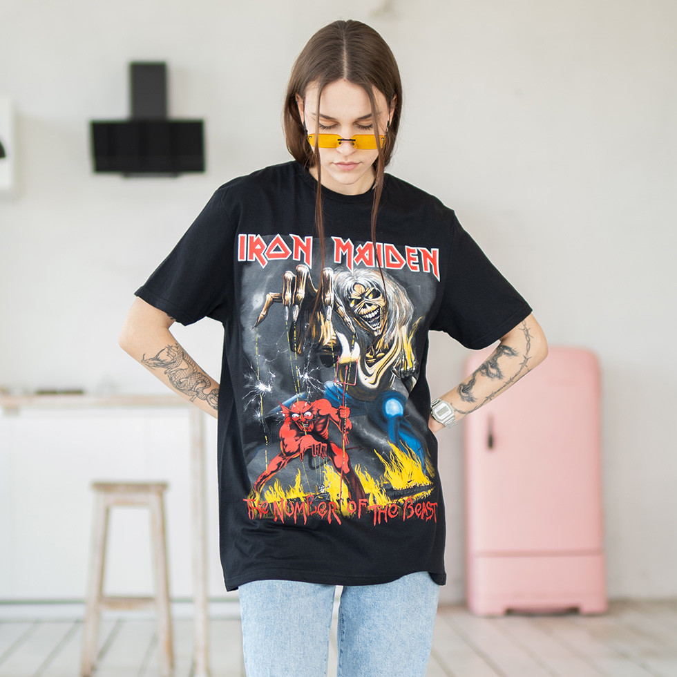 Футболка RWB - Iron Maiden - The Number of the Beast (1982)