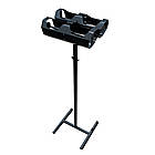 Подвійна стійка для пакетів, підставка для пакетів торгова, тримач пакетів підлоговий, фото 2