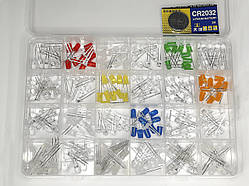 Набір світлодіодів 6 кольорів діаметр 5 мм 240 шт