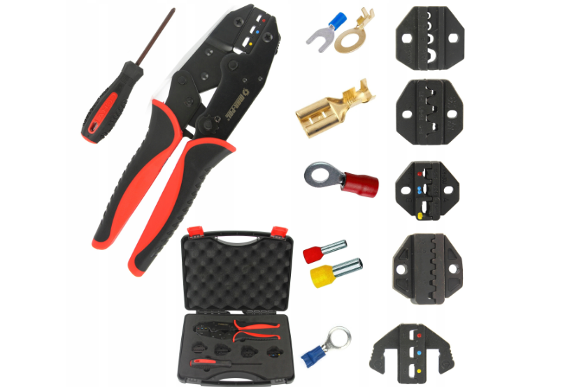 Кліщі-кримпер для роз'ємів Mar-Pol M49533 220 мм, фото 1