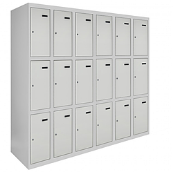 Камера зберігання (локер) ШКМ на 18 комірок