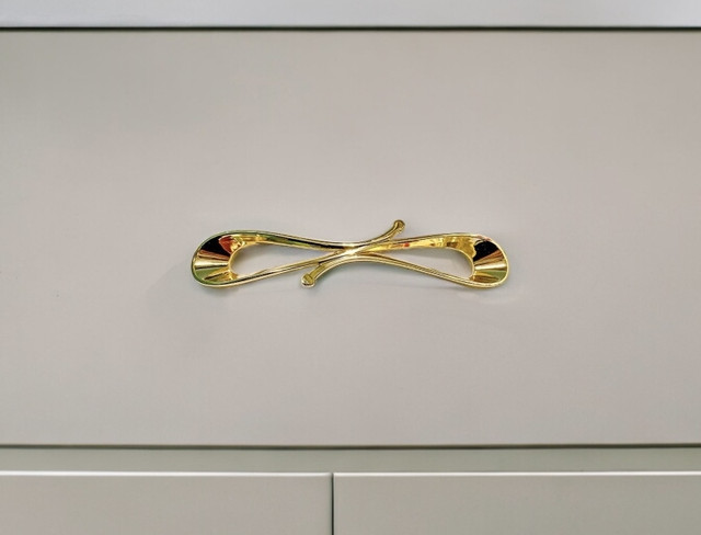 Ручка скоба Infinity модерн 133-160 Gold золото глянець