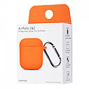 Чехол Silicone Case New for AirPods 1/2 transparent, фото 2
