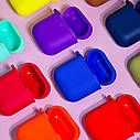 Чехол Silicone Shock-proof case for Airpods 1/2 yellow, фото 4