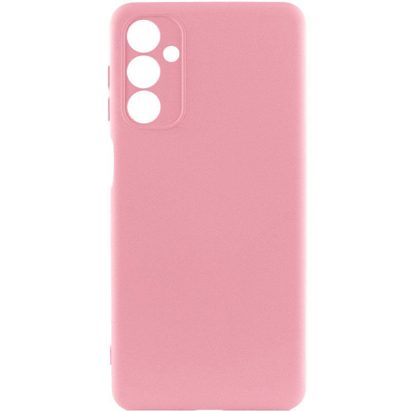 Чохол GETMAN Liquid Silk Full Camera для Samsung Galaxy A26 5G | TPU + Мікрофібра Рожевий / Pink