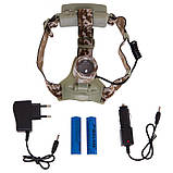 Ліхтарик налобний на акумуляторах SY-003M, фото 4