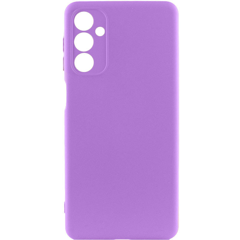 Чохол GETMAN Liquid Silk Full Camera для Samsung Galaxy A26 5G | TPU + Мікрофібра Фіолетовий / Purple