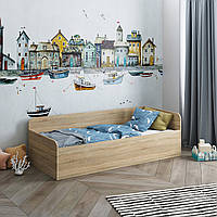 Ліжко односпальне, з ЛДСП 16мм, розмір 1900/800/680 мм.