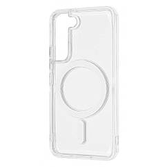 Чехол WAVE Clear Case (PC+TPU) with Magnetic Ring Samsung Galaxy S22 clear