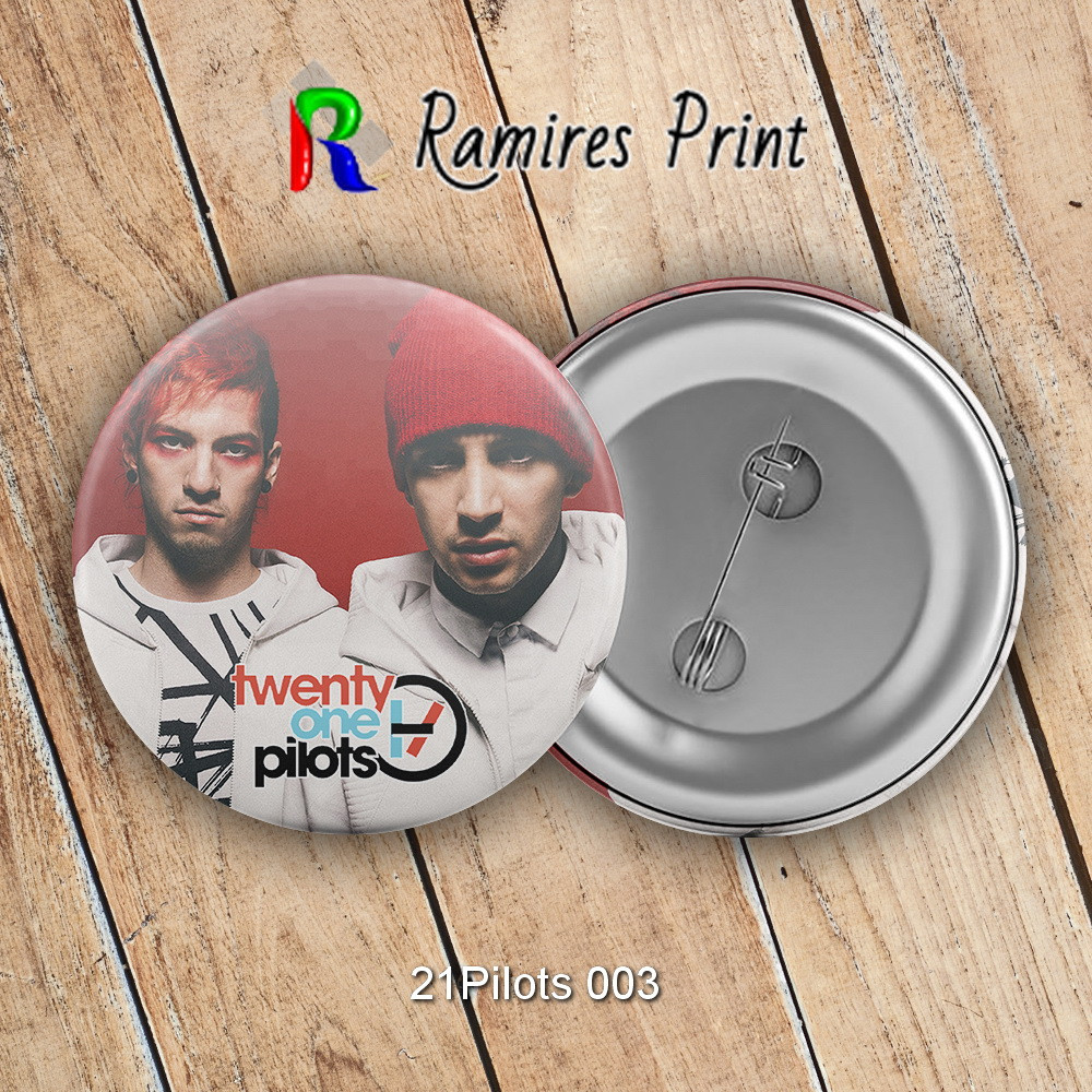 Значок 44 мм рок Twenty One Pilots 003