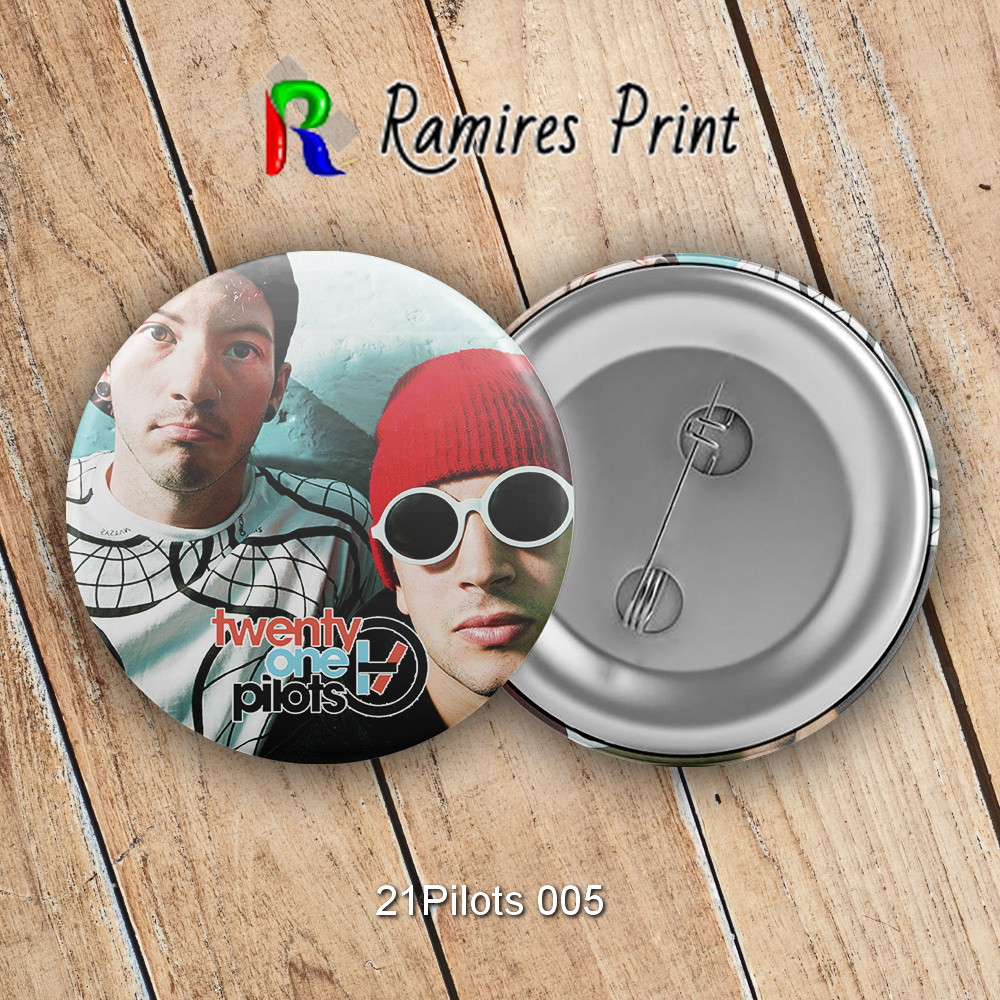Значок 44 мм рок Twenty One Pilots 005