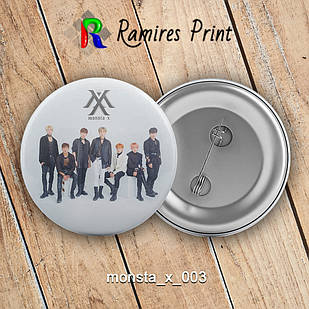 Значок 44 мм K-Pop Monsta X 003