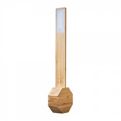 Світильник з будильником "OCTAGON ONE PLUS", бамбук