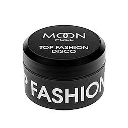 Топ для нігтів світловідбиваючий MOON FULL Top fashion disco (без липкого шару) 15 мл.